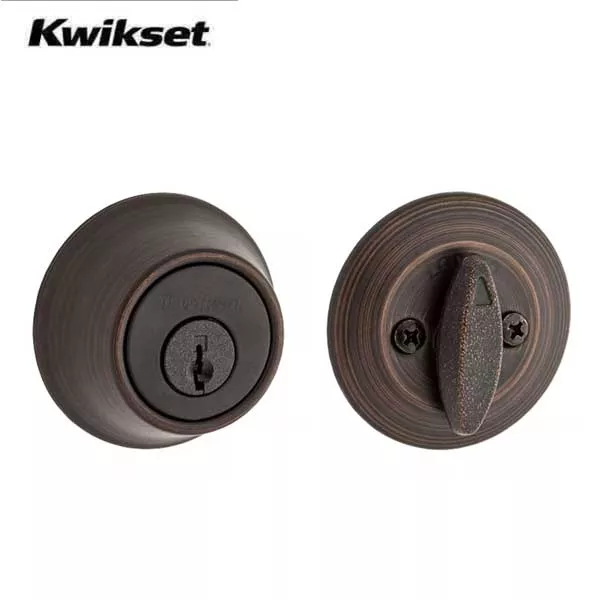 Kwikset - 660 - Residential Deadbolt - Single Cylinder- Optional Finish - Grade 3