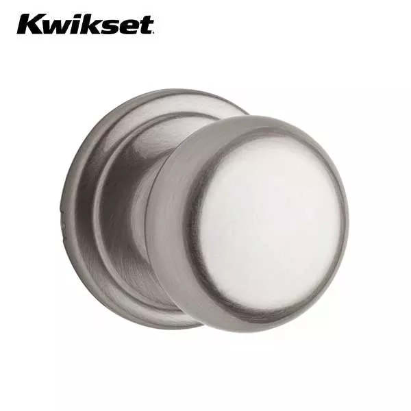 Kwikset - 720H - Hancock Knob Set - Round Rose - 15 - Satin Nickel - Passage - Grade 3