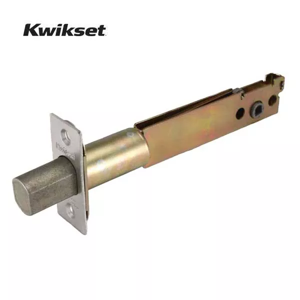 Kwikset - 82730 - Latch Assembly -5" Backset - Square Deadbolt - Specialty Bolt 5L - 26D - Satin Chrome