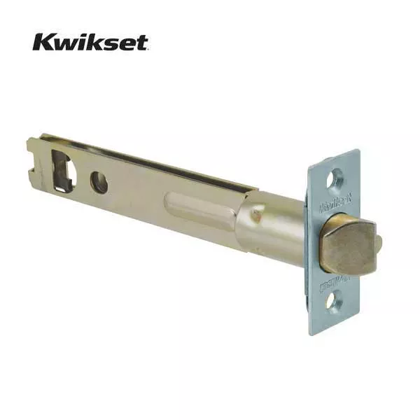 Kwikset - 83014 - Latch Assembly -5" Backset - Square Deadlatch - Specialty Latch 5L SCDL - 26D - Satin Chrome