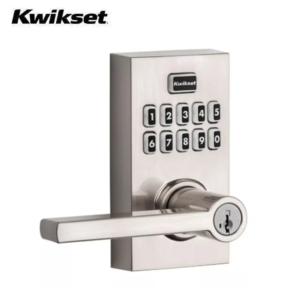 Kwikset - 917HFL - SmartCode Keypad - Electronic Lever Set - 15 - Optional Finish - Entrance - SmartKey Technology - Grade 3