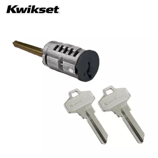 Kwikset - SmartKey SC1 Schlage Cylinder For Double Cylinder Deadbolt - Interior - Black Finish
