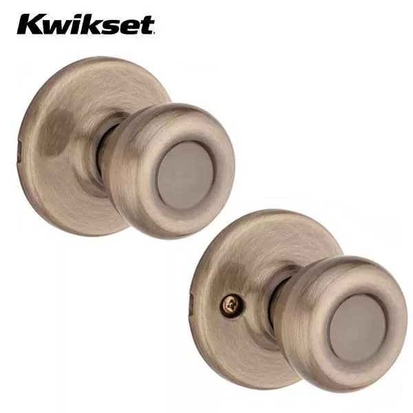Kwikset - Tylo Knob Set - Round Rose- Optional Finish - Optional Function- Grade 3