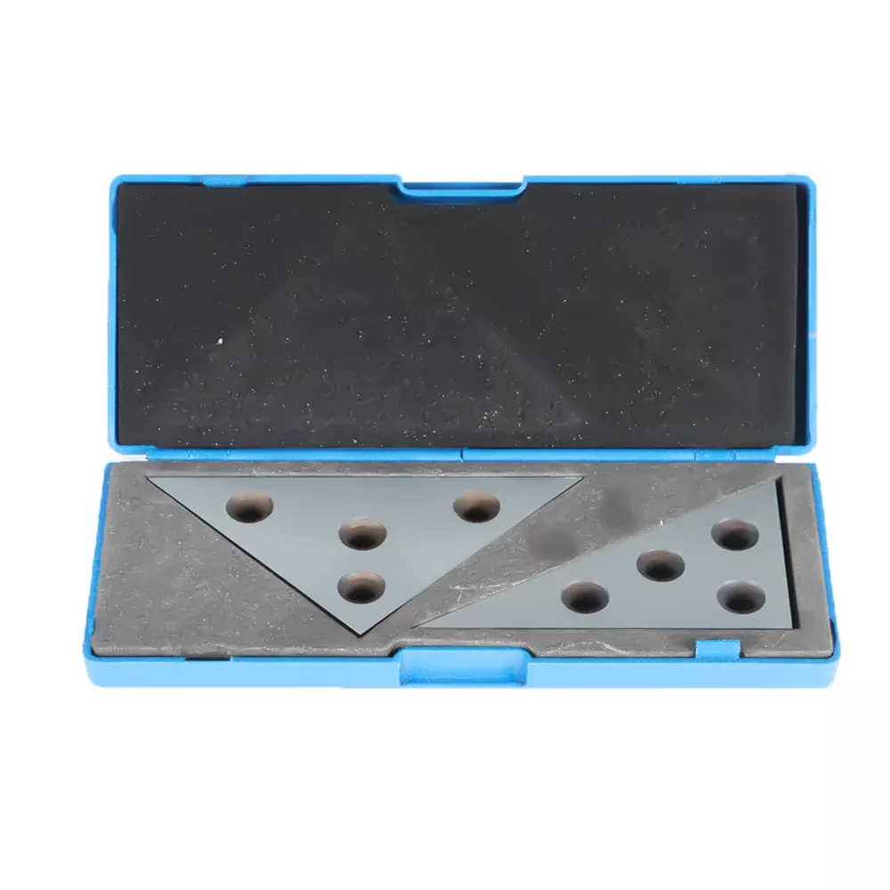 labwork 2 Pcs Precision Angle Block Set Triangle Gauge Blocks for Machinist Milling Lathe Calibration