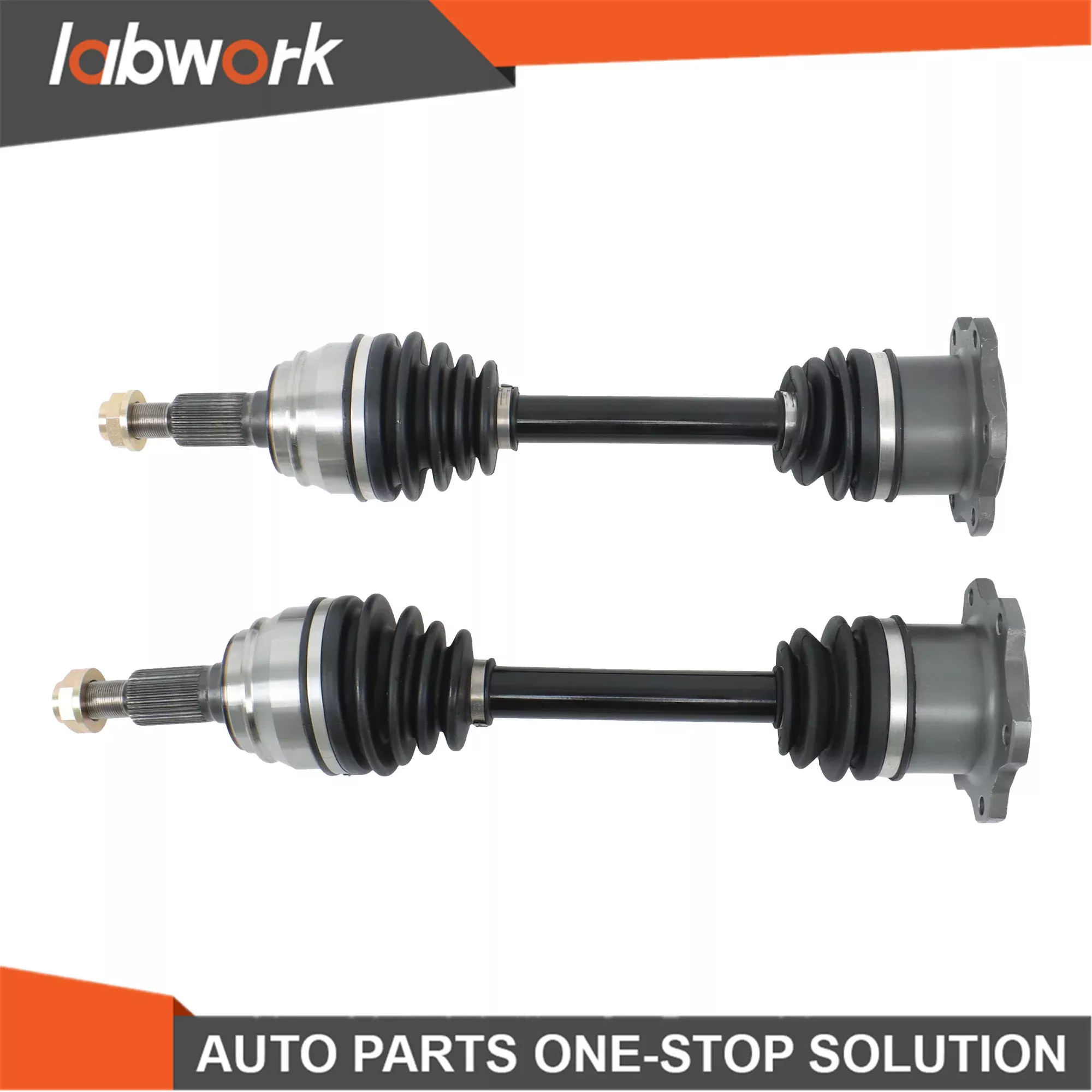 Labwork 2x 4WD Front CV Axle For Chevrolet Silverado 1500 4.3L 5.3L 2007-2020