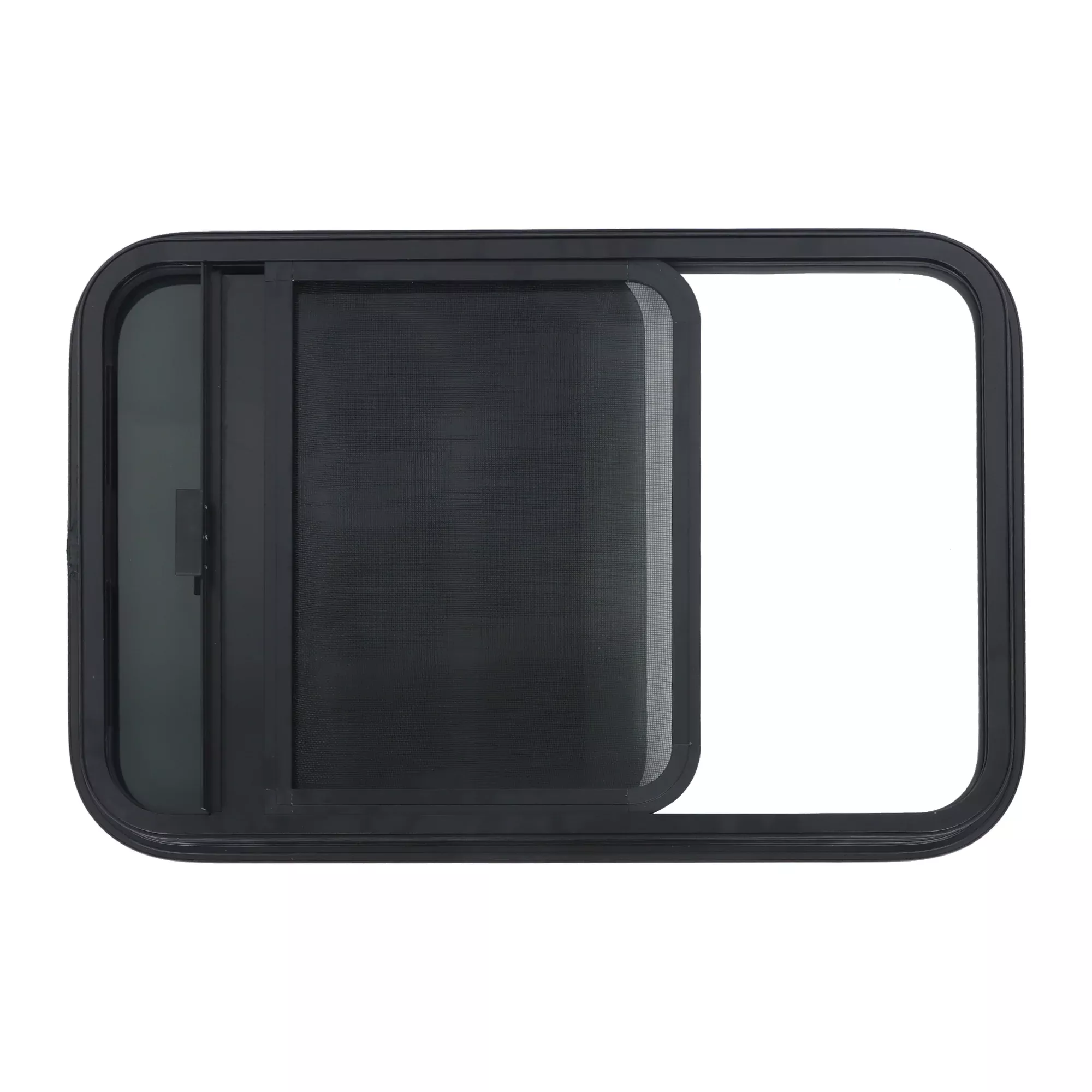Labwork 30"W x 20"H RV Horizontal Slide Window with Net Screen and Trim Ring