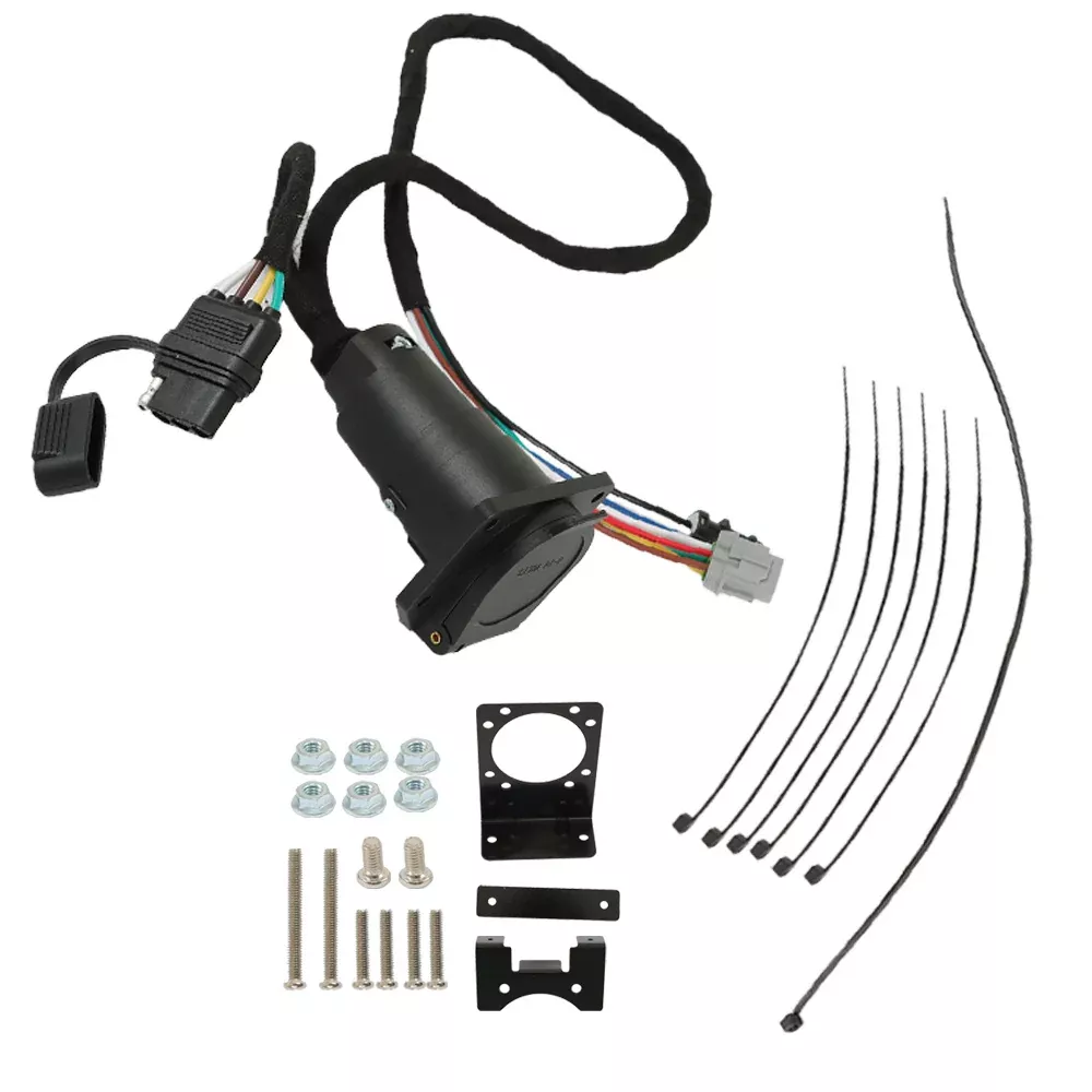 Labwork 4 Way Flat & RV 7 Way Trailer Wiring Harness For Nissan Suzuki Equator