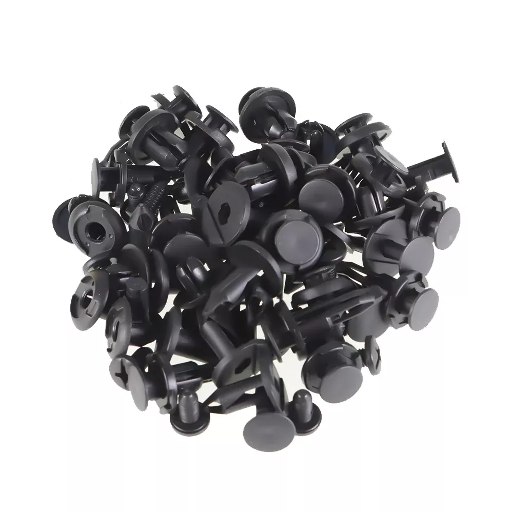 Labwork 40Pack Plastic Car Body Push Pin Rivet Fasteners Trim Moulding Clip