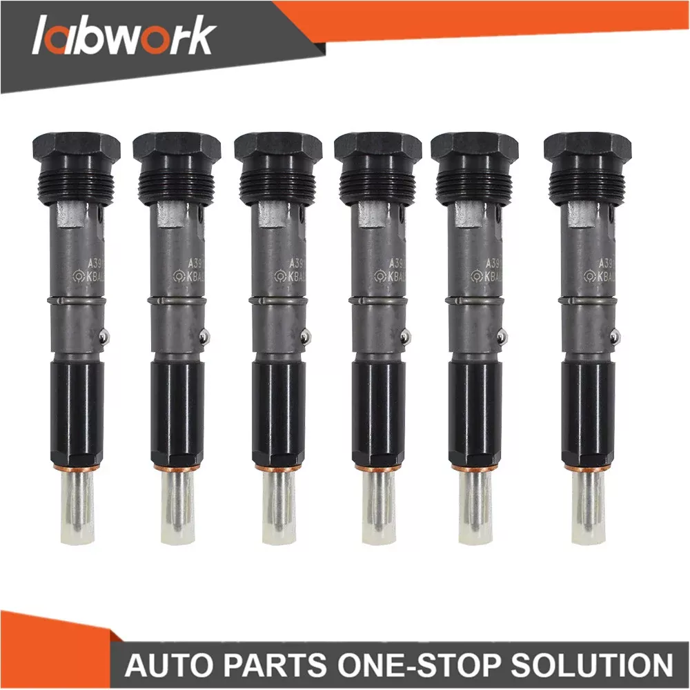 Labwork 50HP 12mm Fuel Injectors 3919350 for Dodge Cummins 5.9L 6BT Diesel 1989-1993