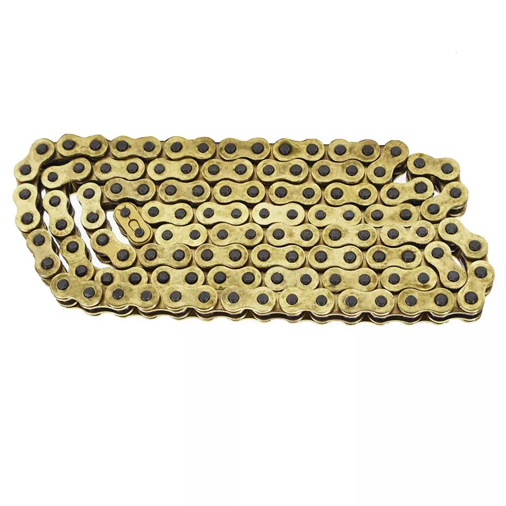 labwork 520 O-Ring Gold Drive Chain 120 Links Replacement for Honda Suzuki Kawasaki with Master Link