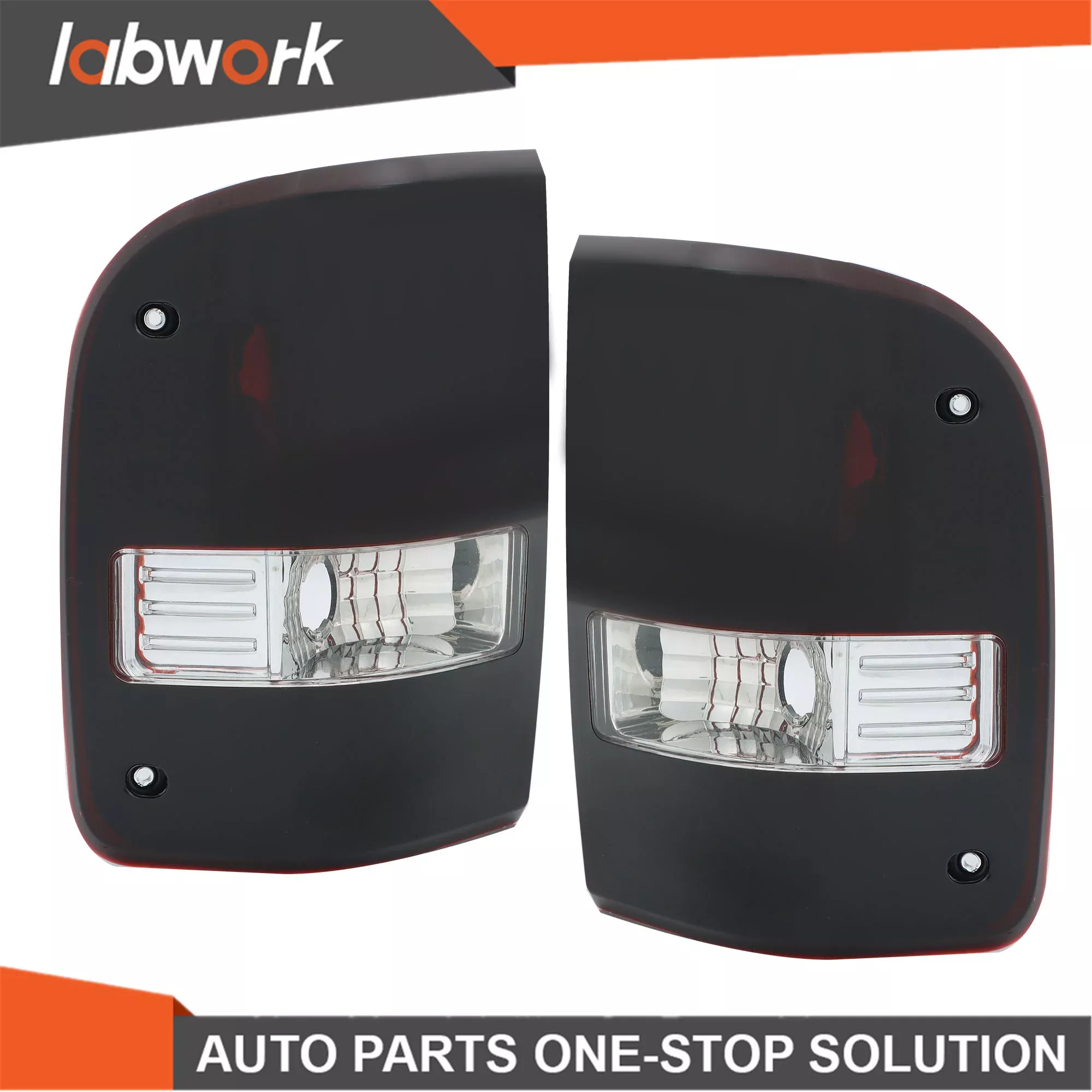 Labwork Assembly Tail Light For 2001-2011 Ford Ranger Pair Smoke Rear Brake Lamp