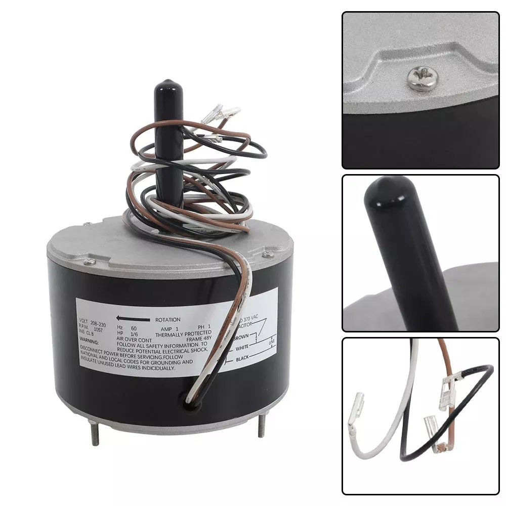 Labwork Condenser FAN MOTOR For 1/6 HP 208-230 Volt 5KCP29ECA033S