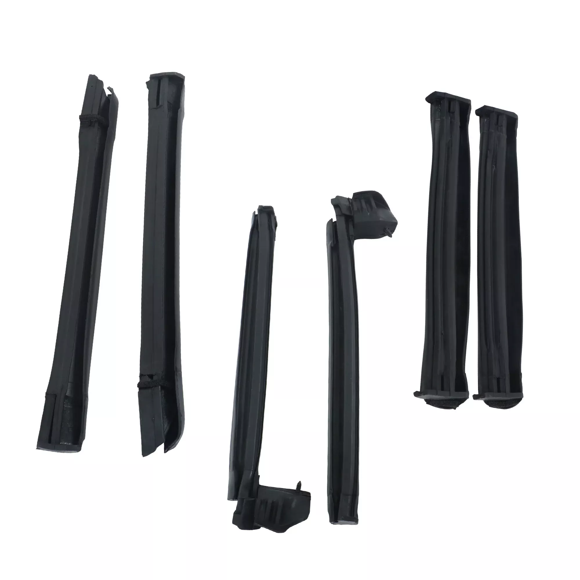 Labwork Convertible Rubber Weatherstrip Kit Front Center Rail For 01-04 Mustang