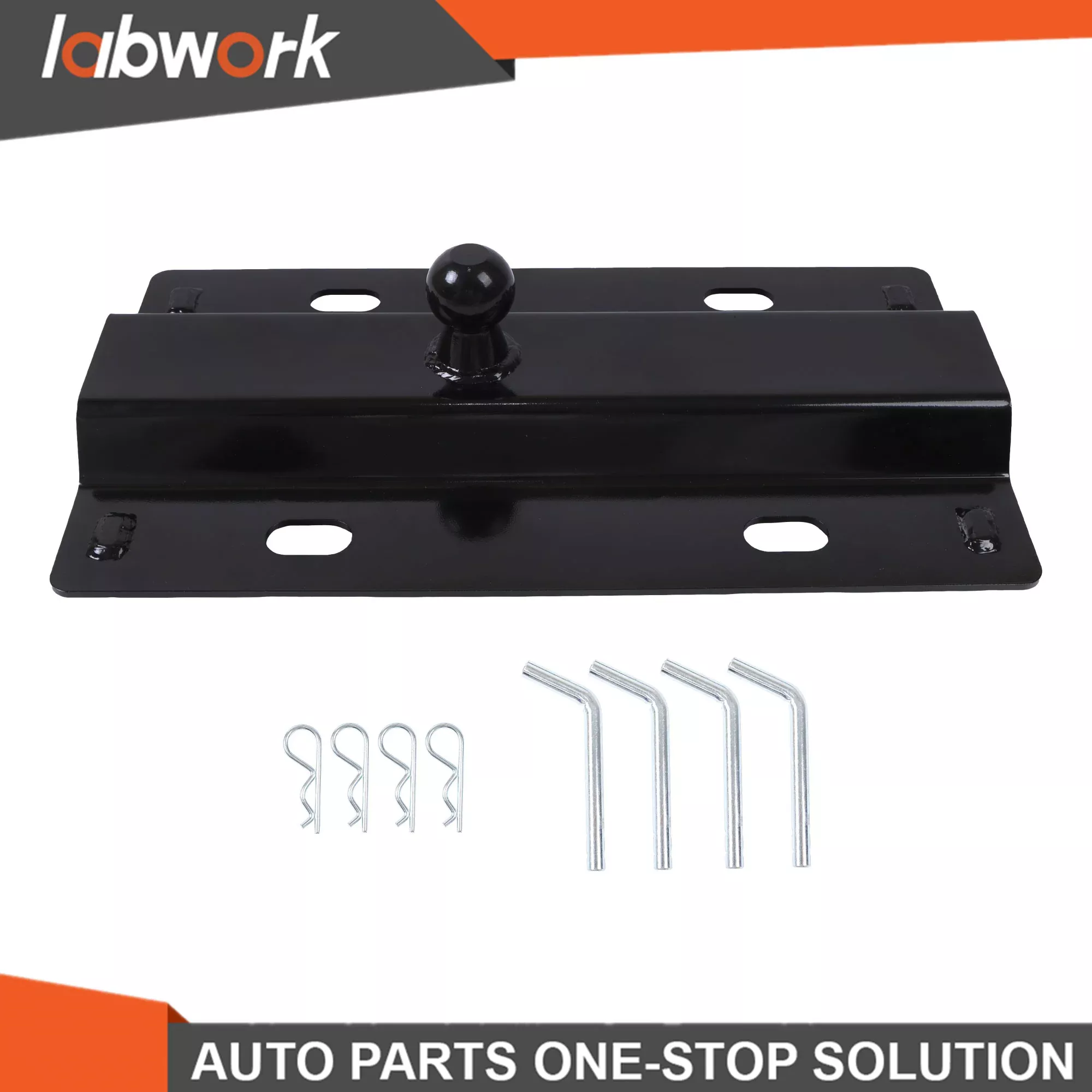 Labwork Fifth Wheel Gooseneck Hitch Adapter Plate 30,000 lbs, 2-5/16-Inch Ball