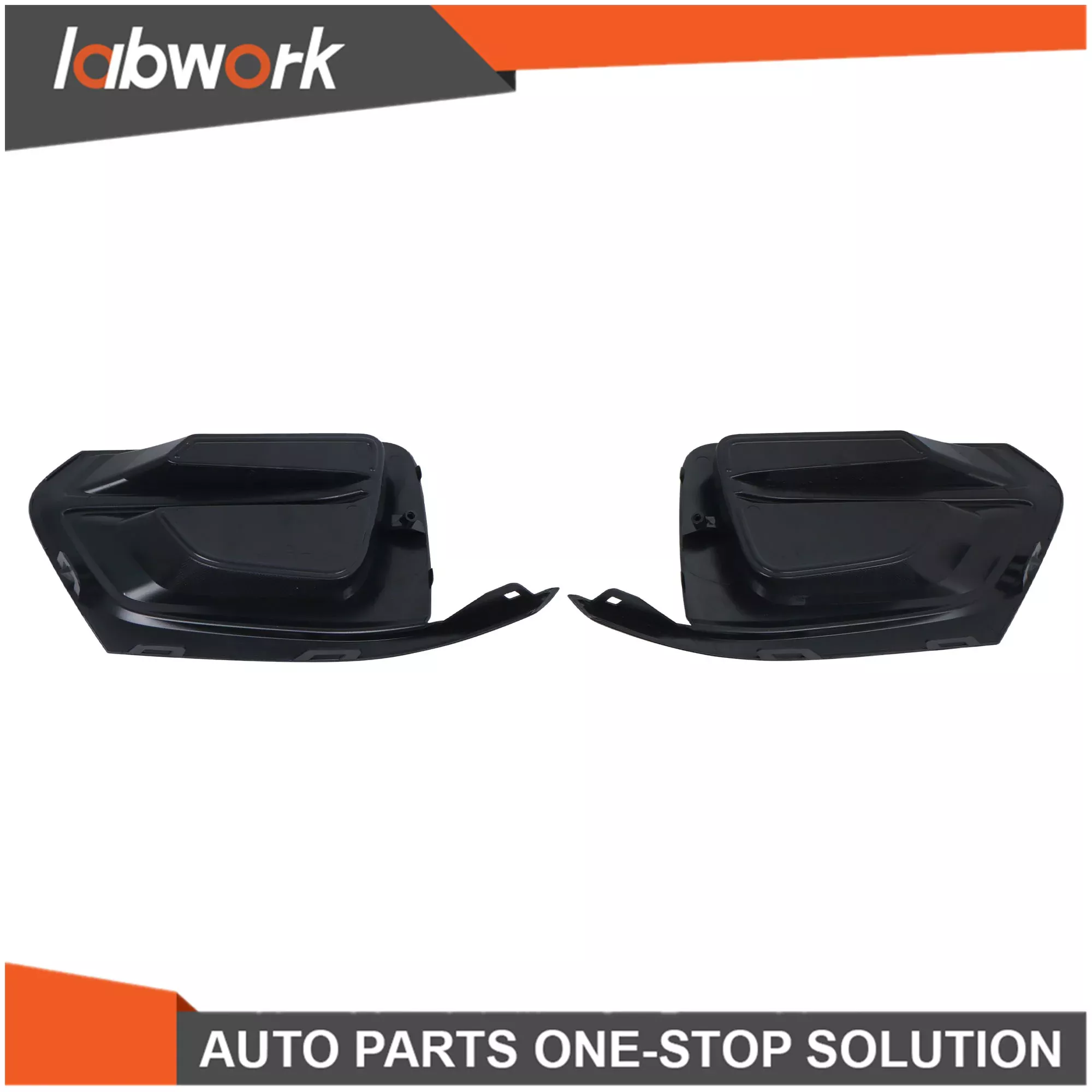 Labwork Fog Light Cover Fit For 2018-2021 Chevrolet Traverse L/LS Textured-Black