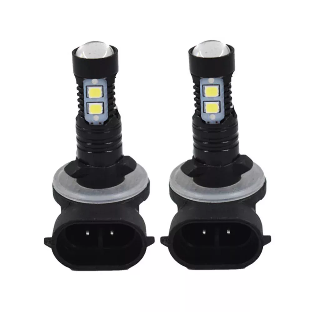 Labwork Fog Light Driving Bulbs Kit DRL LED Super White 6000K 881 889 898 10W ×2