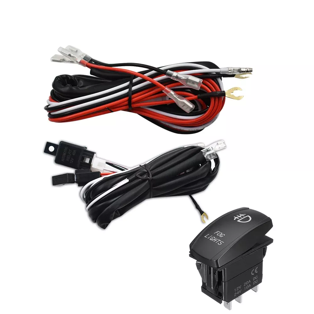 Labwork Fog Light Wiring Harness Switch Kit For Toyota Peugeot 12V POA718421