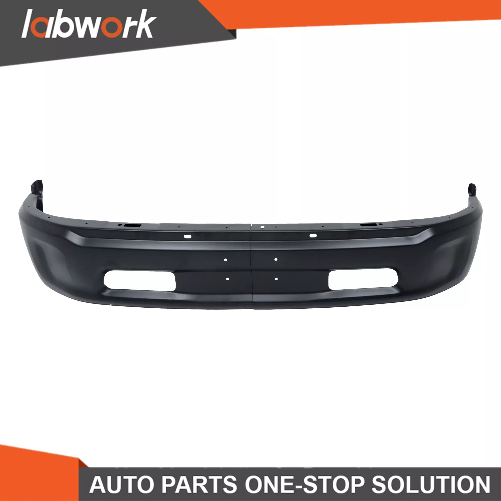Labwork Front Bumper For RAM 1500 2013-2018/Classic 2019-2023 Black W/o Holes