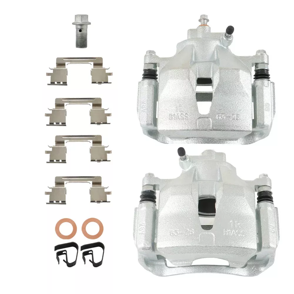Labwork Front Left & Right Brake Calipers w/ Bracket For 2002-06 Toyota Camry L4