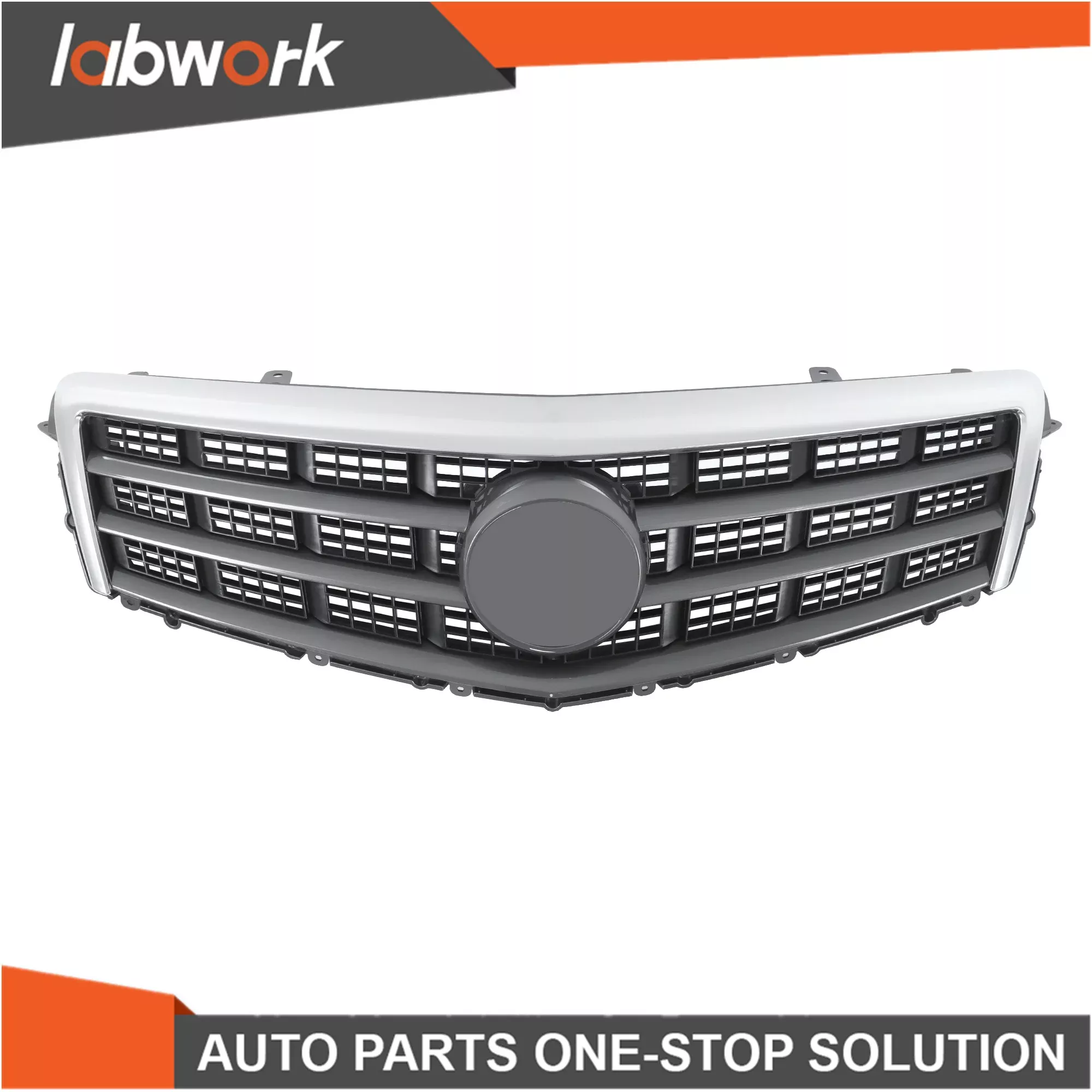 Labwork Front Upper Grille with Trim Molding For 2013-2014 Cadillac ATS 23490309