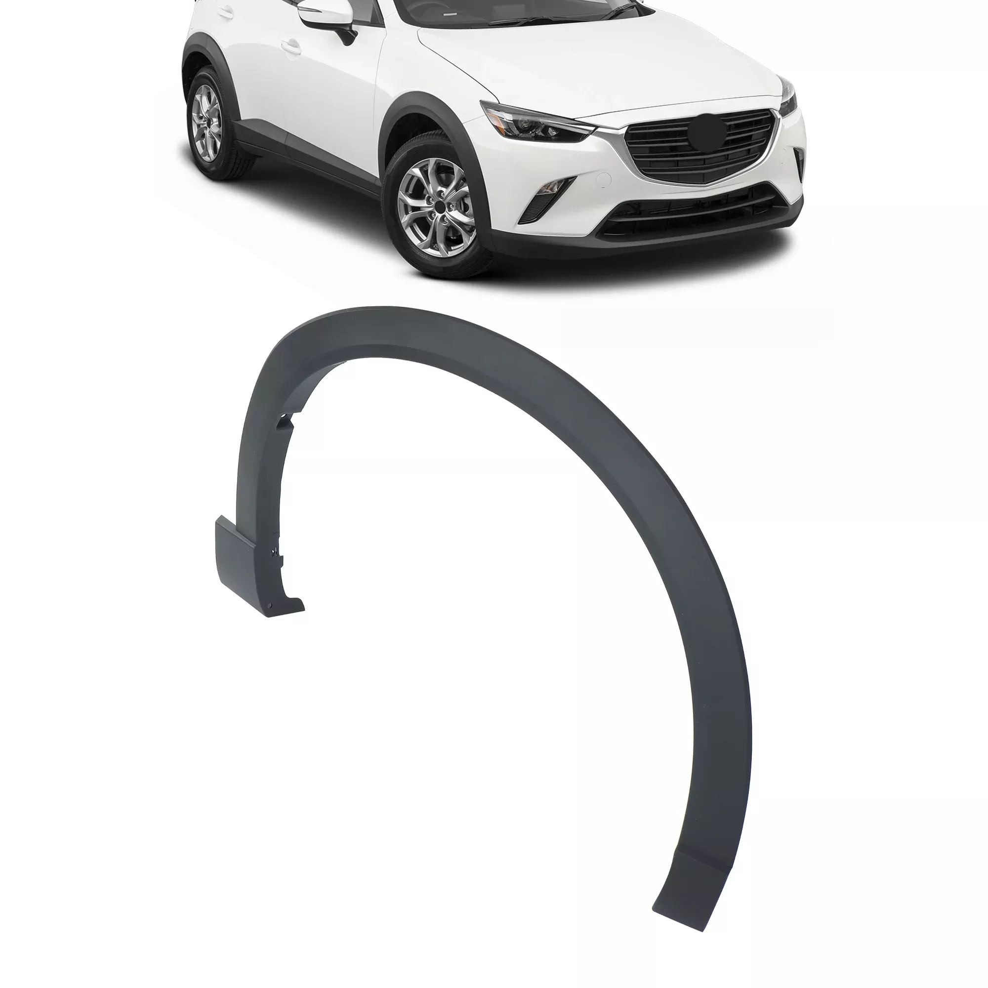 Labwork Front Wheel Fender Flares Passenger RH For 2016-2023 Mazda CX-9 CX9