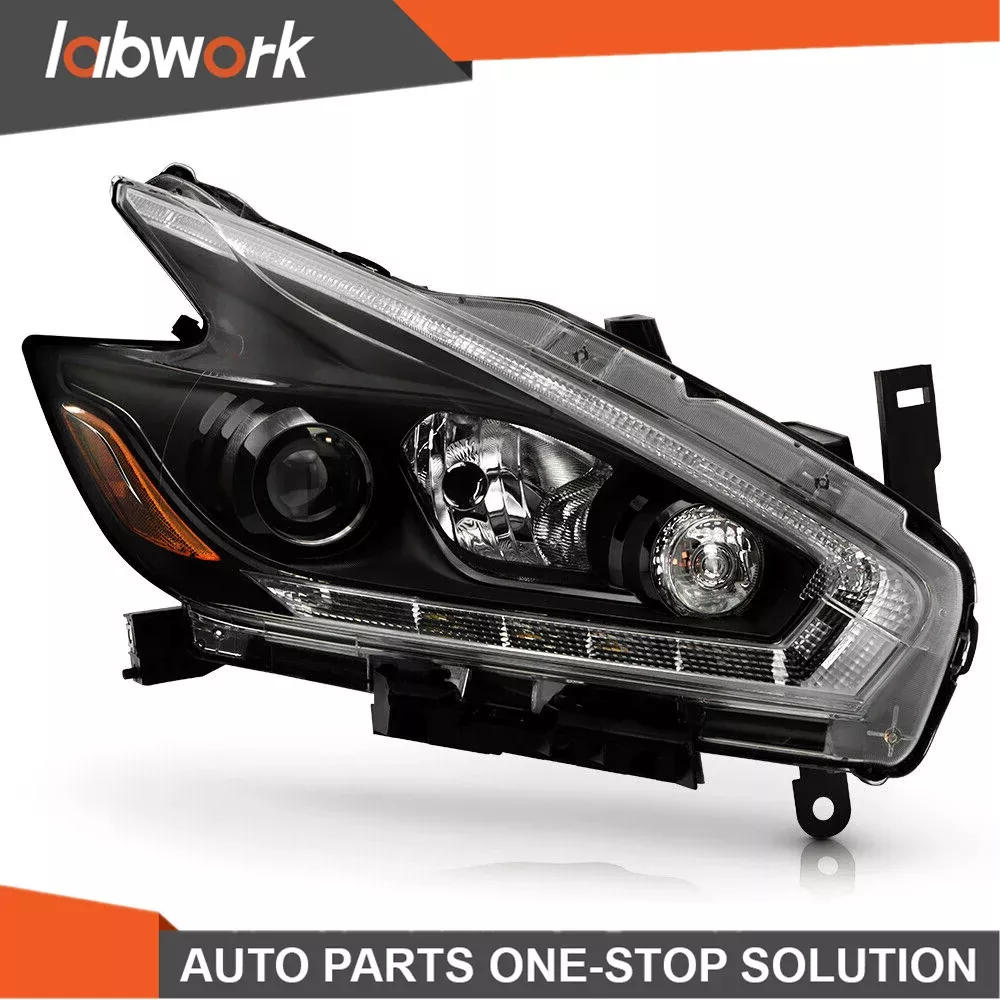 Labwork Headlight For 2018 Nissan Murano Halogen LED DRL Projector Right Side
