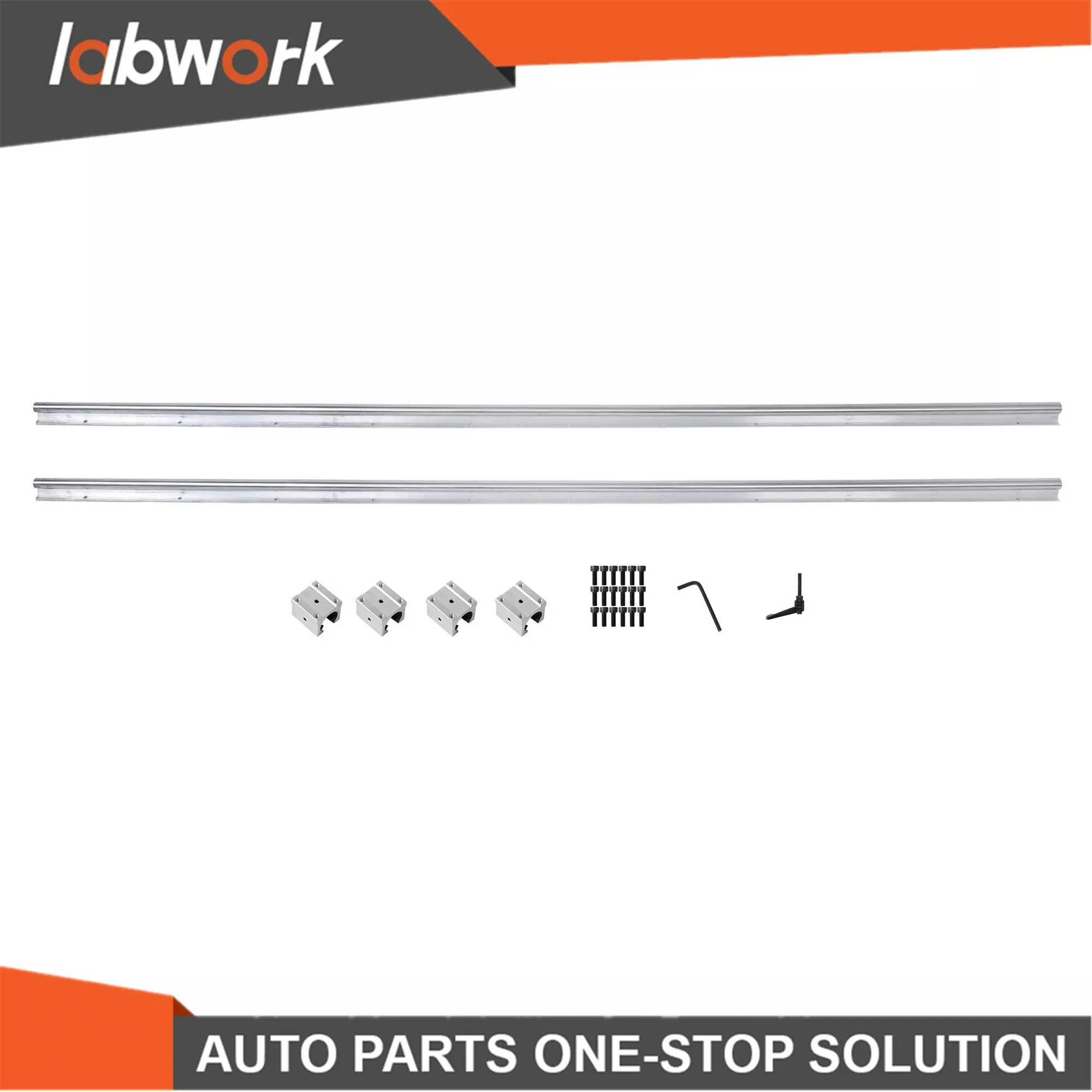 Labwork Heavy Duty SBR20 2200mm Linear Guide Rail Kit w/Square Blocks CNC/Lathe