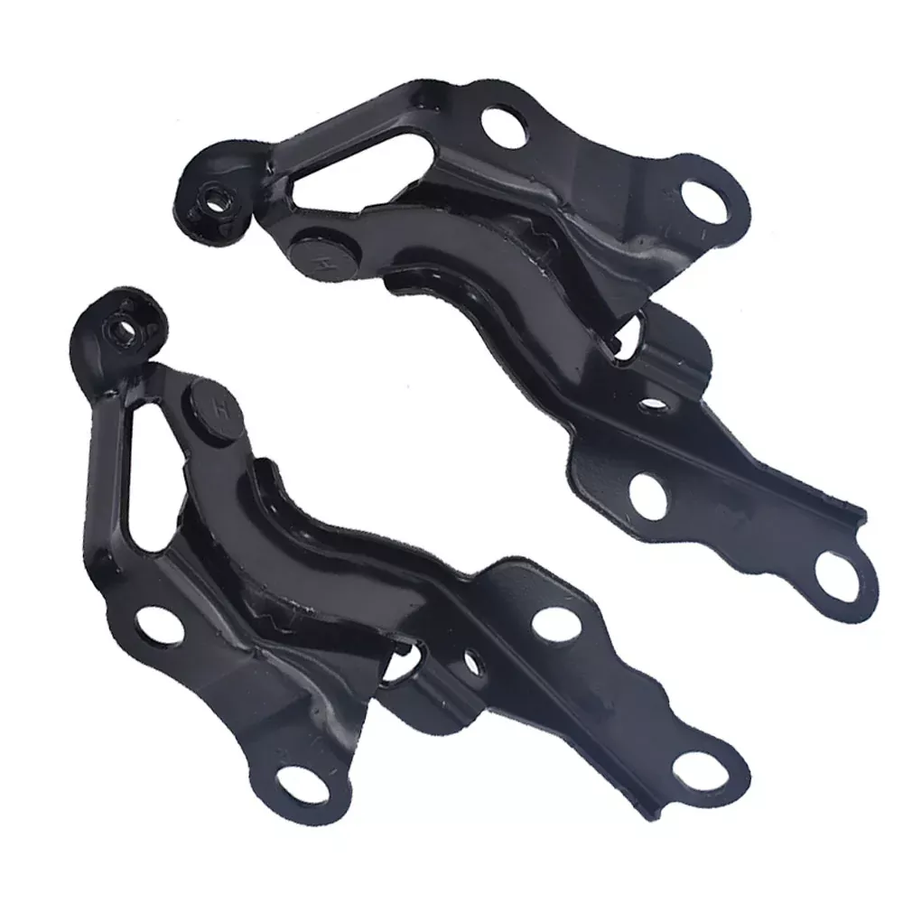 Labwork Hood Hinge Set Right & Left For 2003-2008 Toyota Corolla Matrix Black