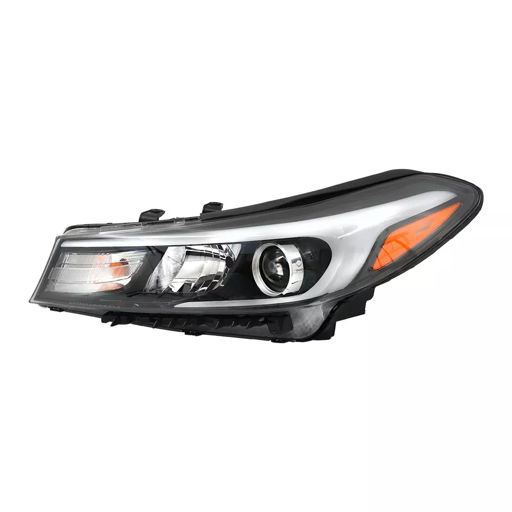Labwork Left Headlight Fit For 2017-2018 Kia Forte Forte5 Black Halogen W/o LED