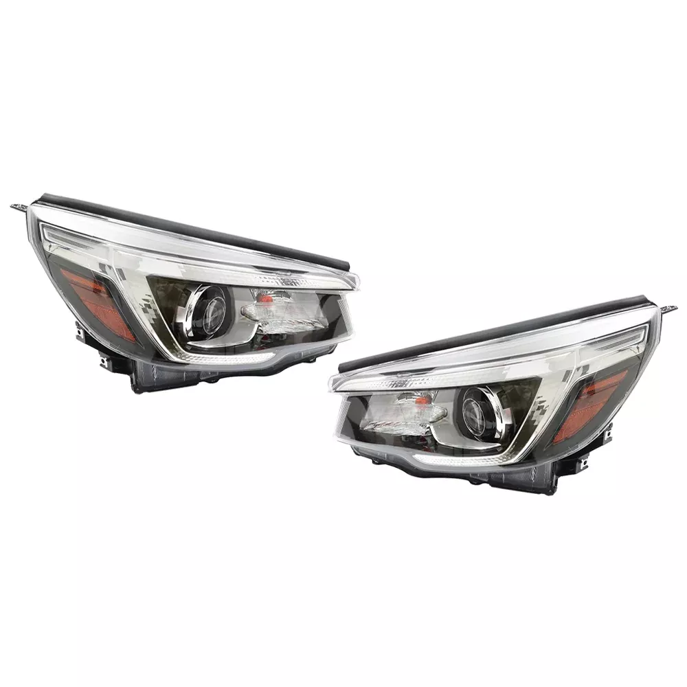 Labwork Left+Right Headlight For 2019-2020 Subaru Forester Halogen LED w/o AFS