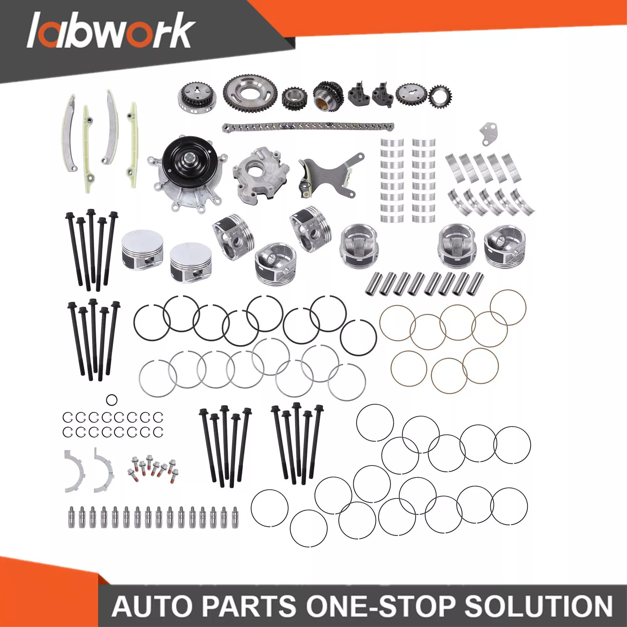 Labwork Master Overhaul Engine Rebuild Kit For Dodge Dakota Durango Ram 04-07