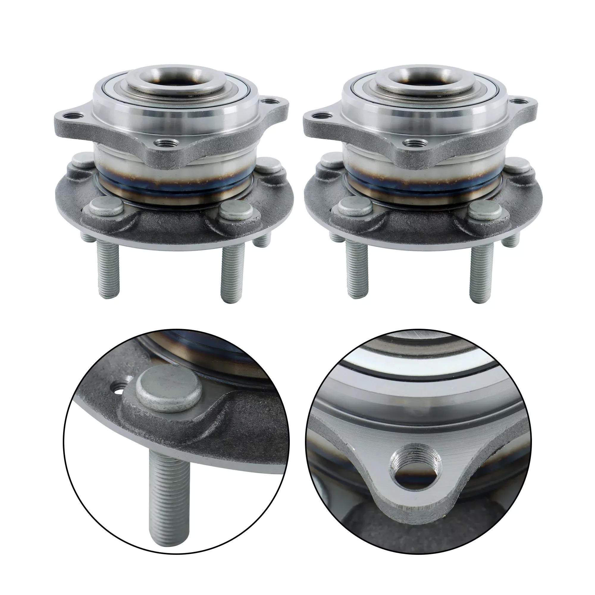 Labwork PairRear Wheel Hub Bearings for 2007-18 Hyundai Santa Fe 11-15 Sorento