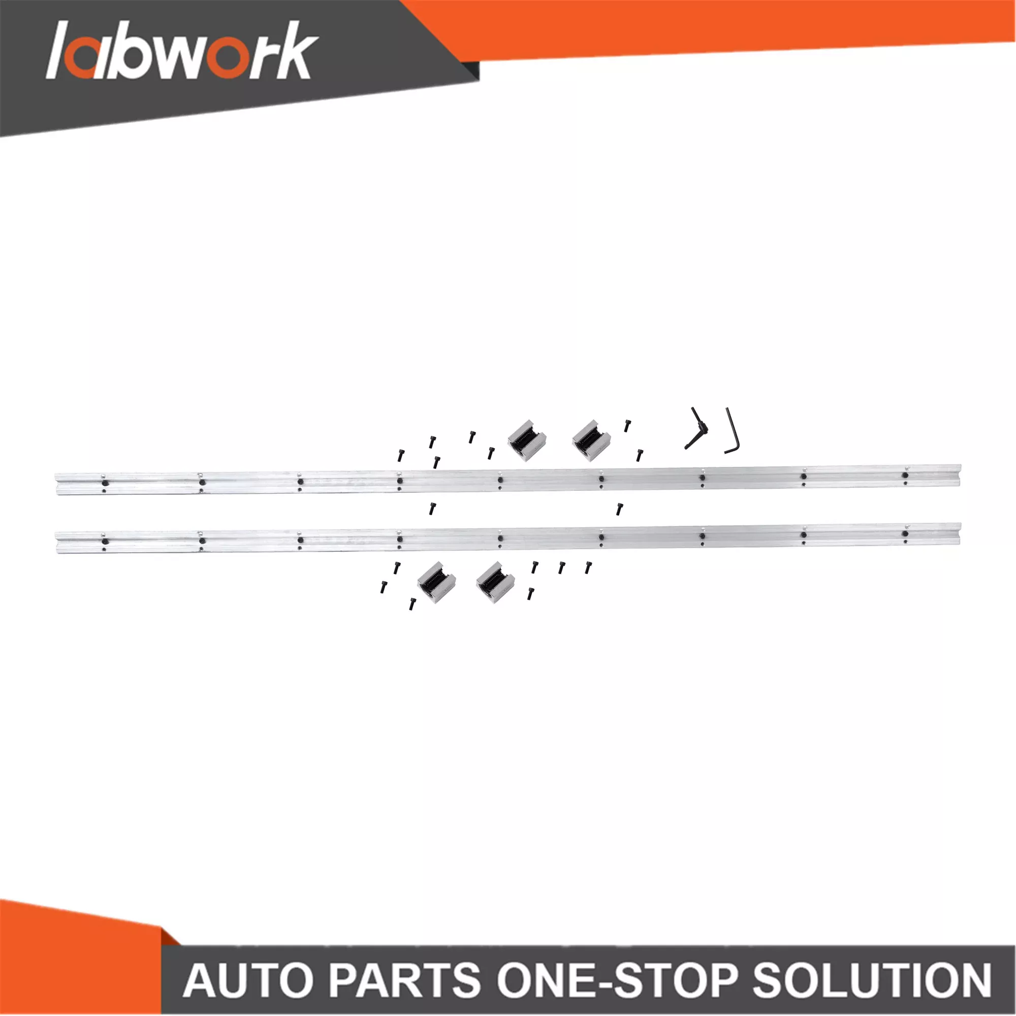 Labwork Precision SBR20UU Linear Rail Kit 1800mm 2PCS for DIY CNC/Automated
