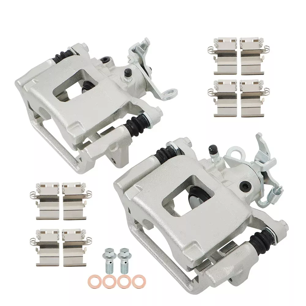 Labwork Rear LH & RH Brake Calipers w/ Bracket For 2012-2018 Dodge Journey L4 V6