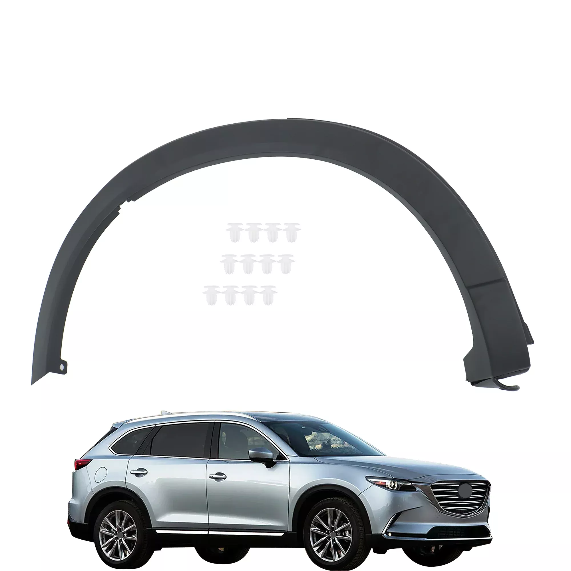 Labwork Rear RH Wheel Fender Opening Molding TK4851W50H For 2016-2023 Mazda CX-9