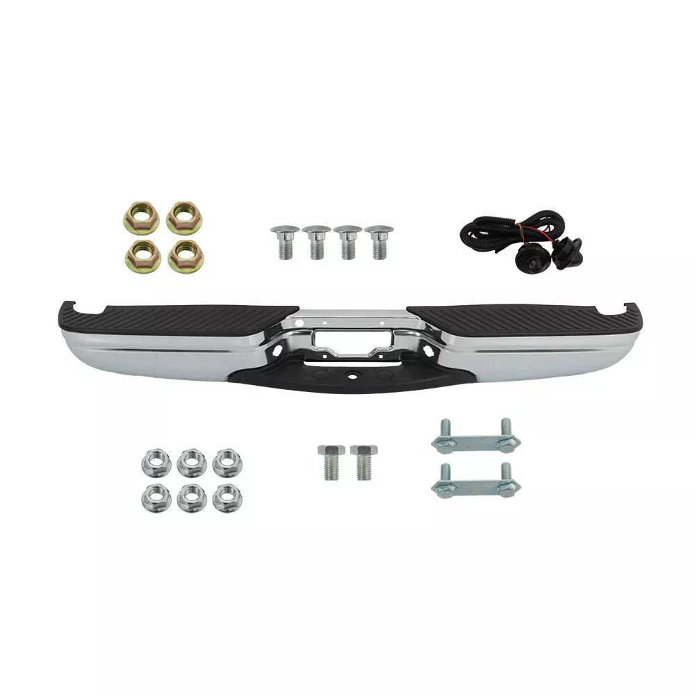 Labwork Rear Step Bumper Chrome For 1997-2004 Ford F-150 1997-99 F-250 Styleside