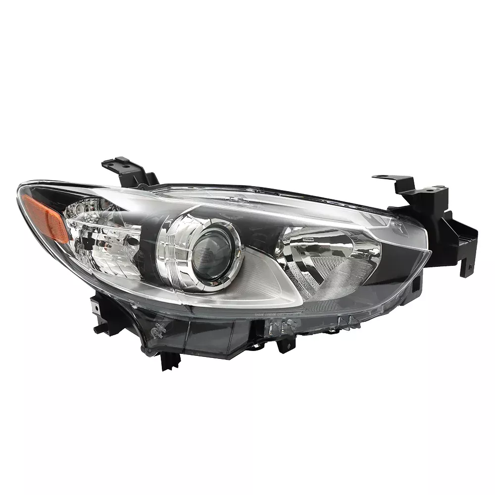 Labwork Right Headlight For 2014-2017 Mazda 6 Halogen Headlamp Black Housing