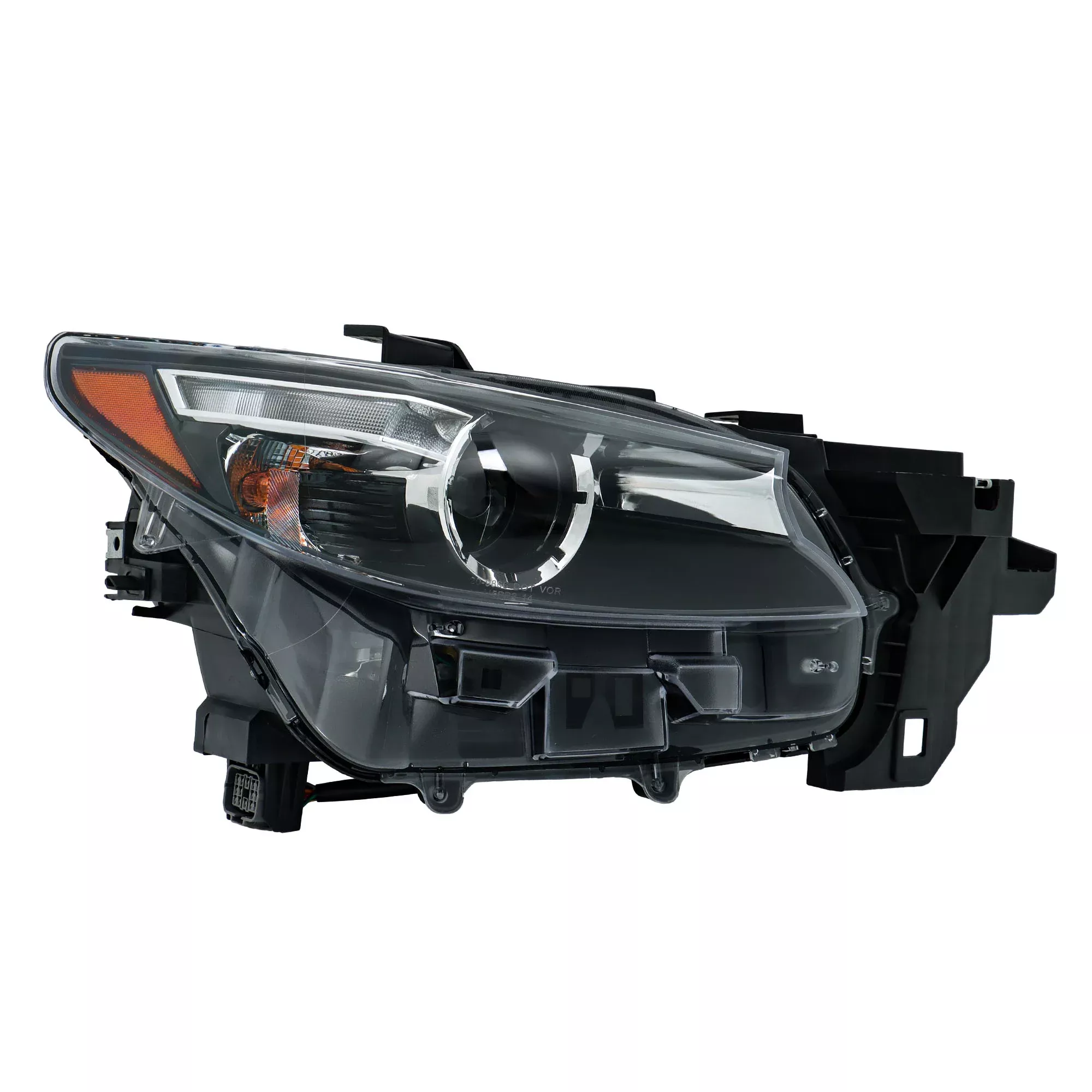 Labwork Right LED&Halogen Headlight For 2016-2023 Mazda CX-9 Black w/o AFS Model