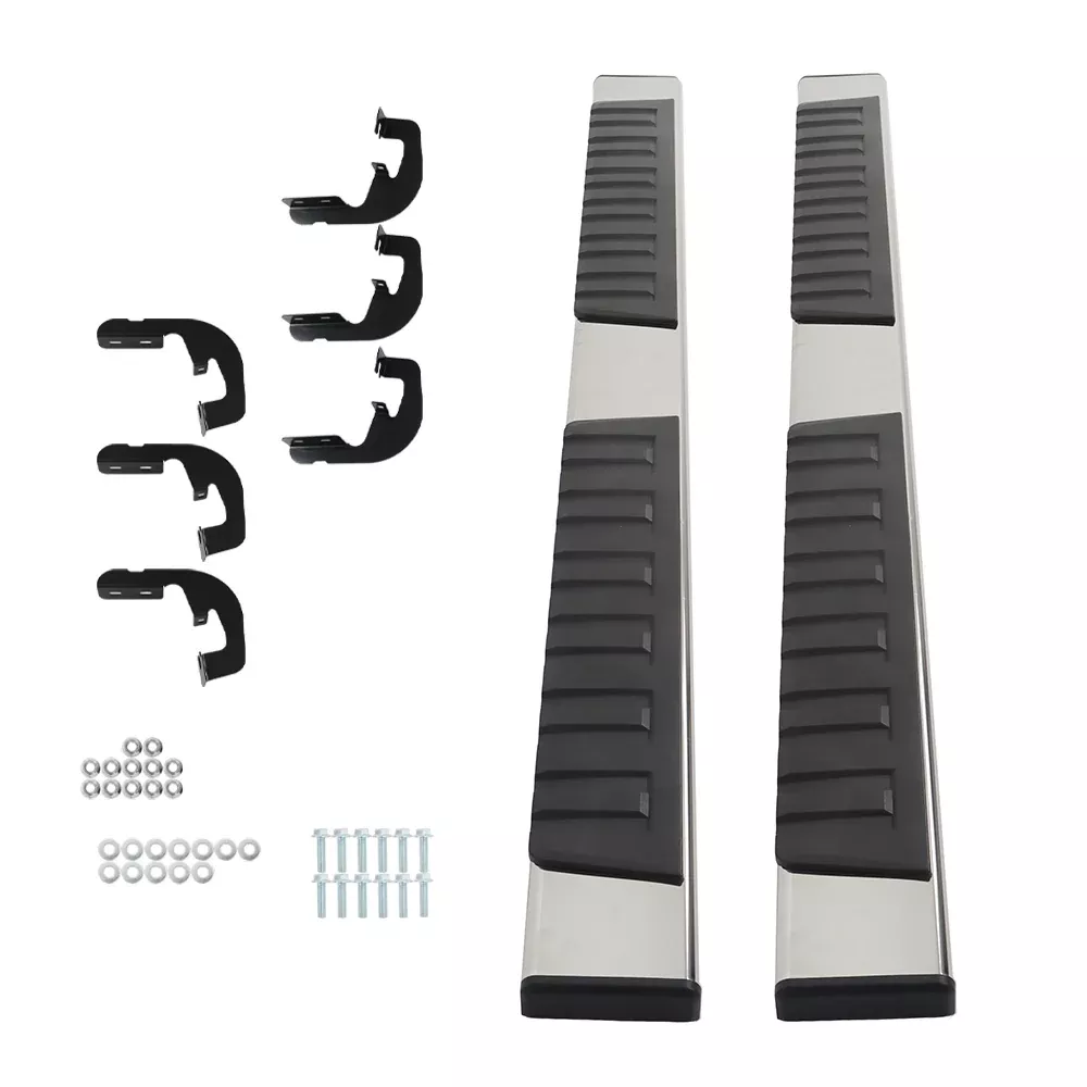Labwork Running Board Nerf Bars Side Steps SS For 2019-2023 Silverado Crew Cab