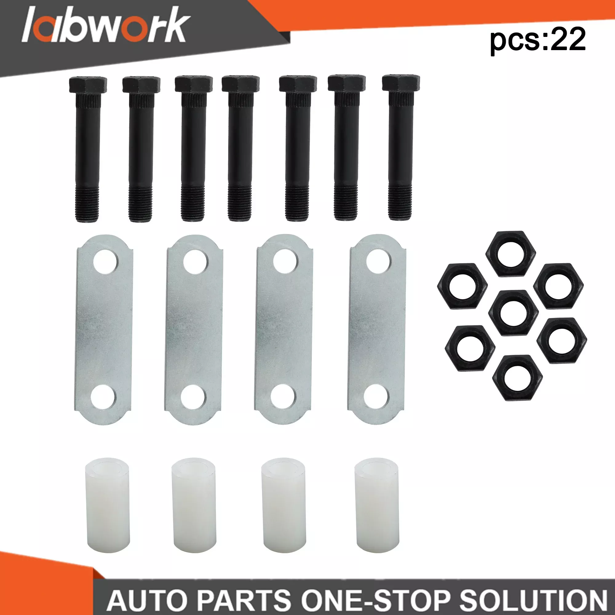 Labwork Single Trailer Axle Leaf Spring Shackle Bolt For Double Eye Spring