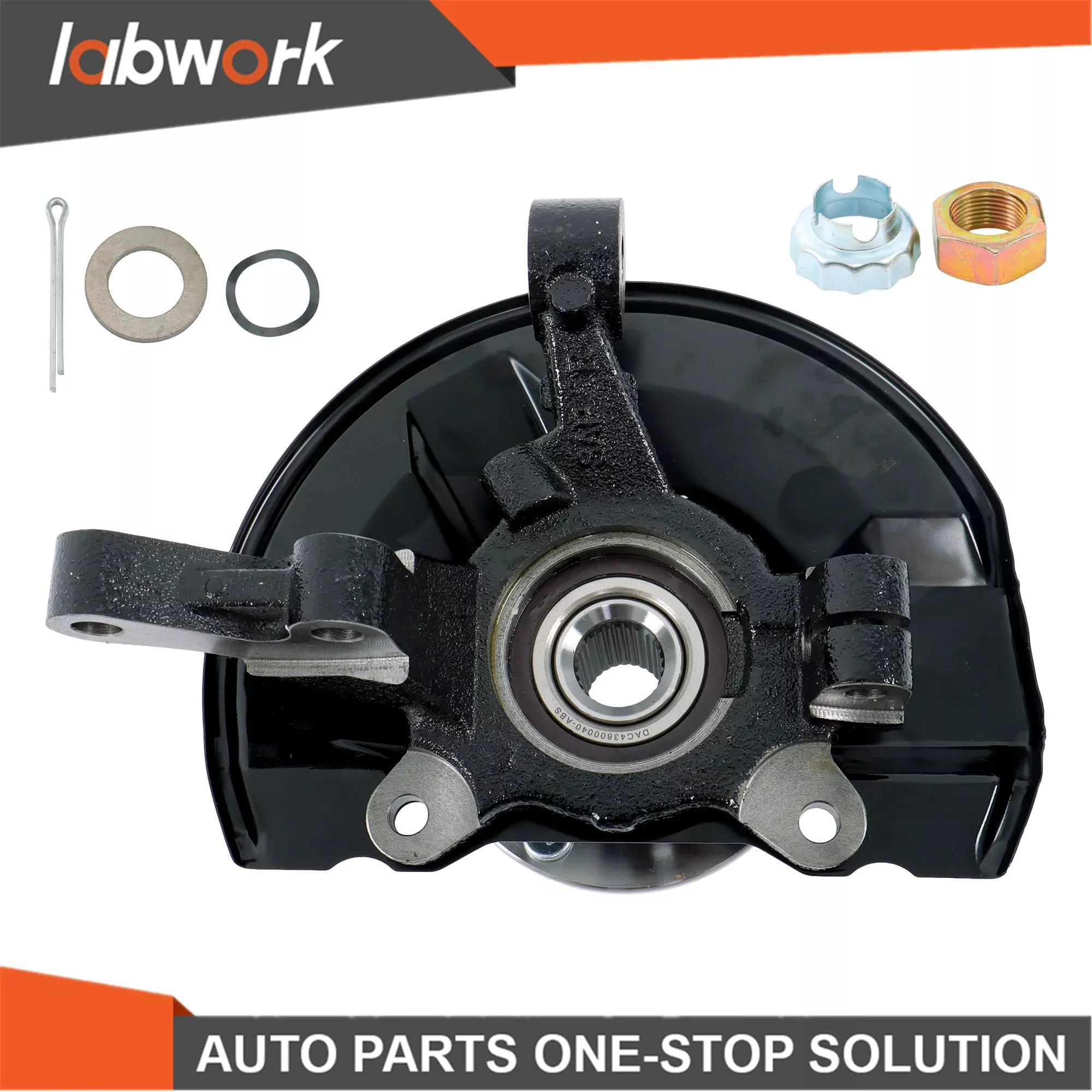 Labwork Steering Knuckle & Hub Bearing Assy For Mitsubishi Outlander 2007-2018