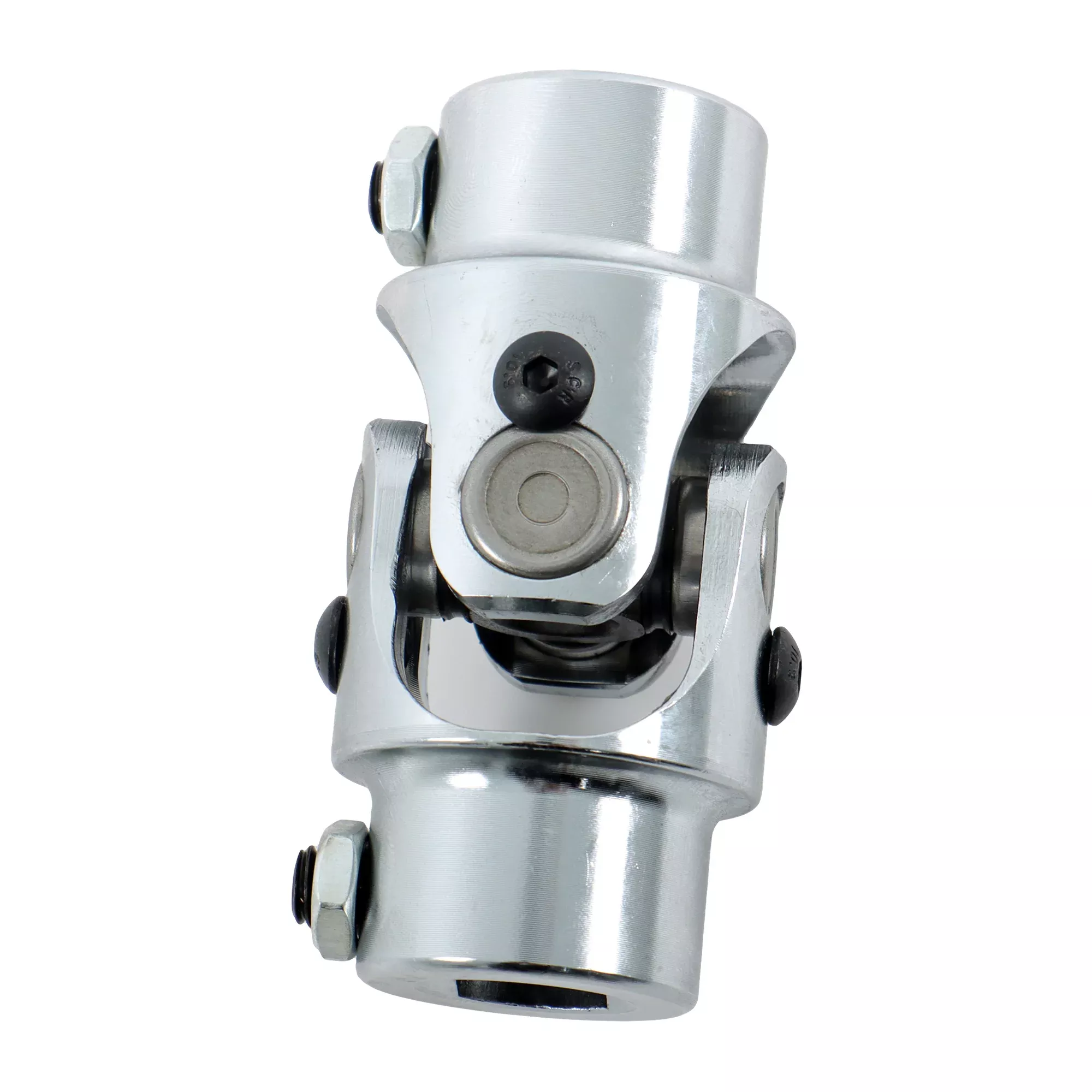 Labwork Steering U Joint Coupler For Universal 3/4" DD X 3/4" DD Chrome