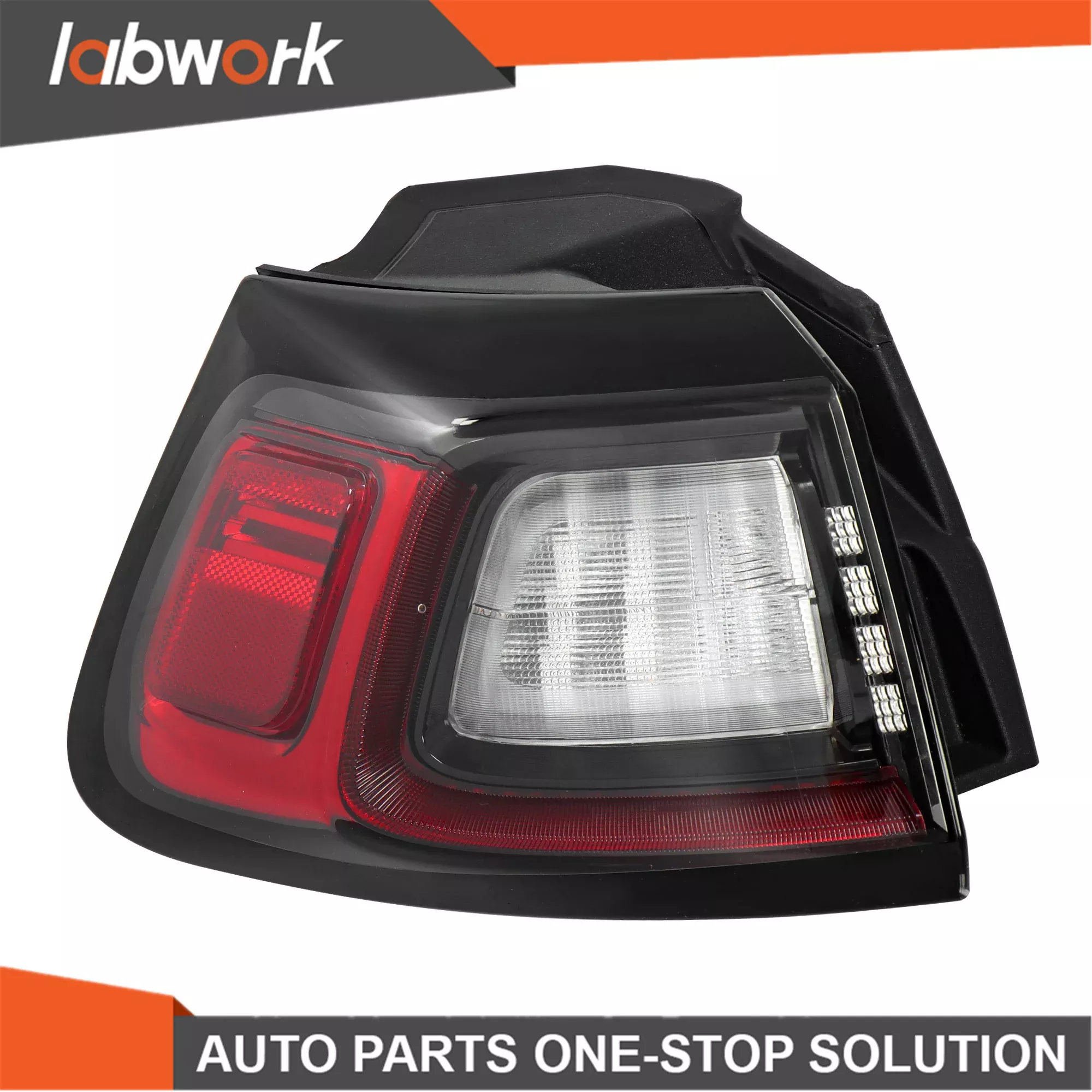 labwork Tail Lamp Light Replacement for Cherokee 2019-2023 Red Lens Driver Side Brake Light Outer 68275959AF