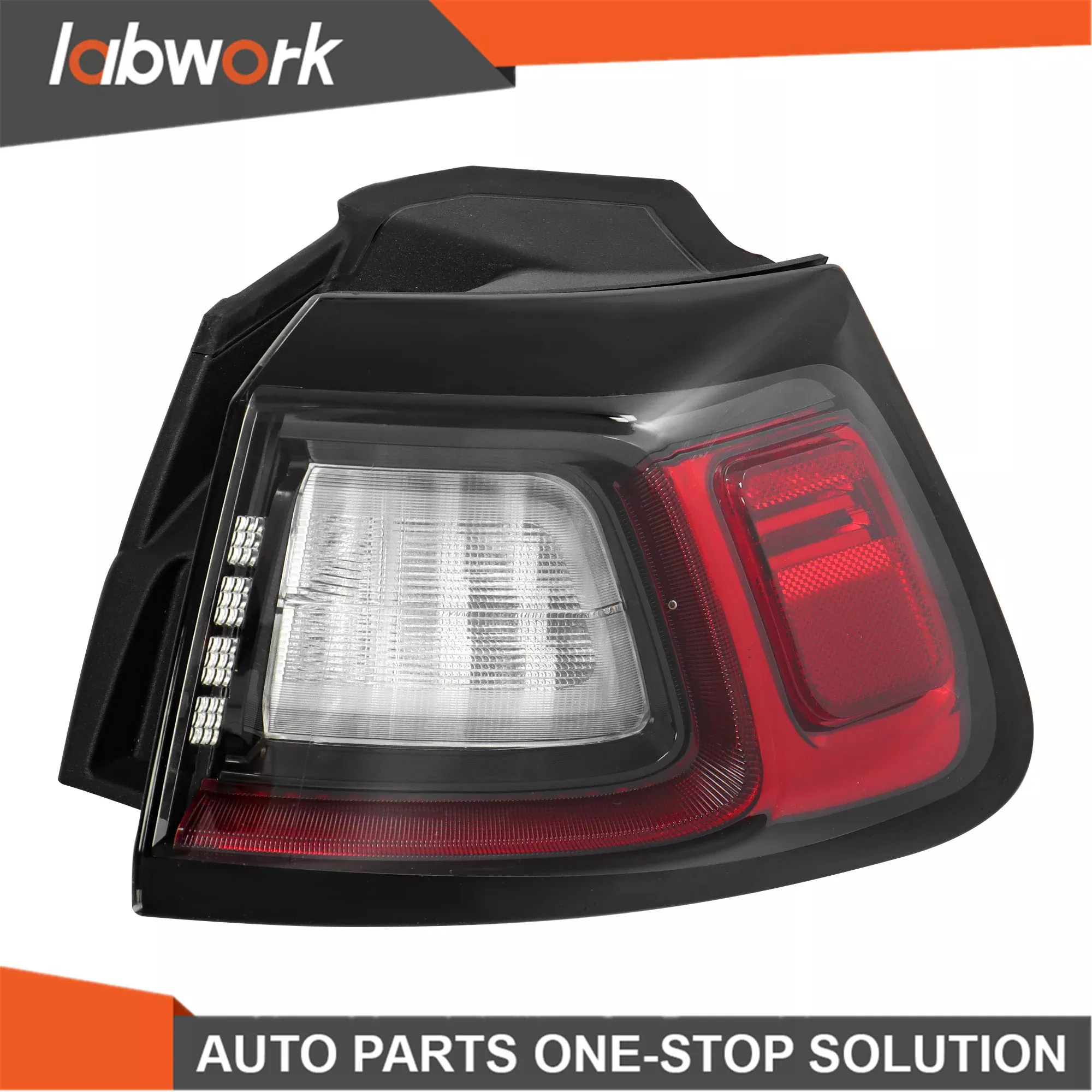 labwork Tail Lamp Light Replacement for Cherokee 2019-2023 Red Lens Passenger Side Brake Light Outer 68275958AF