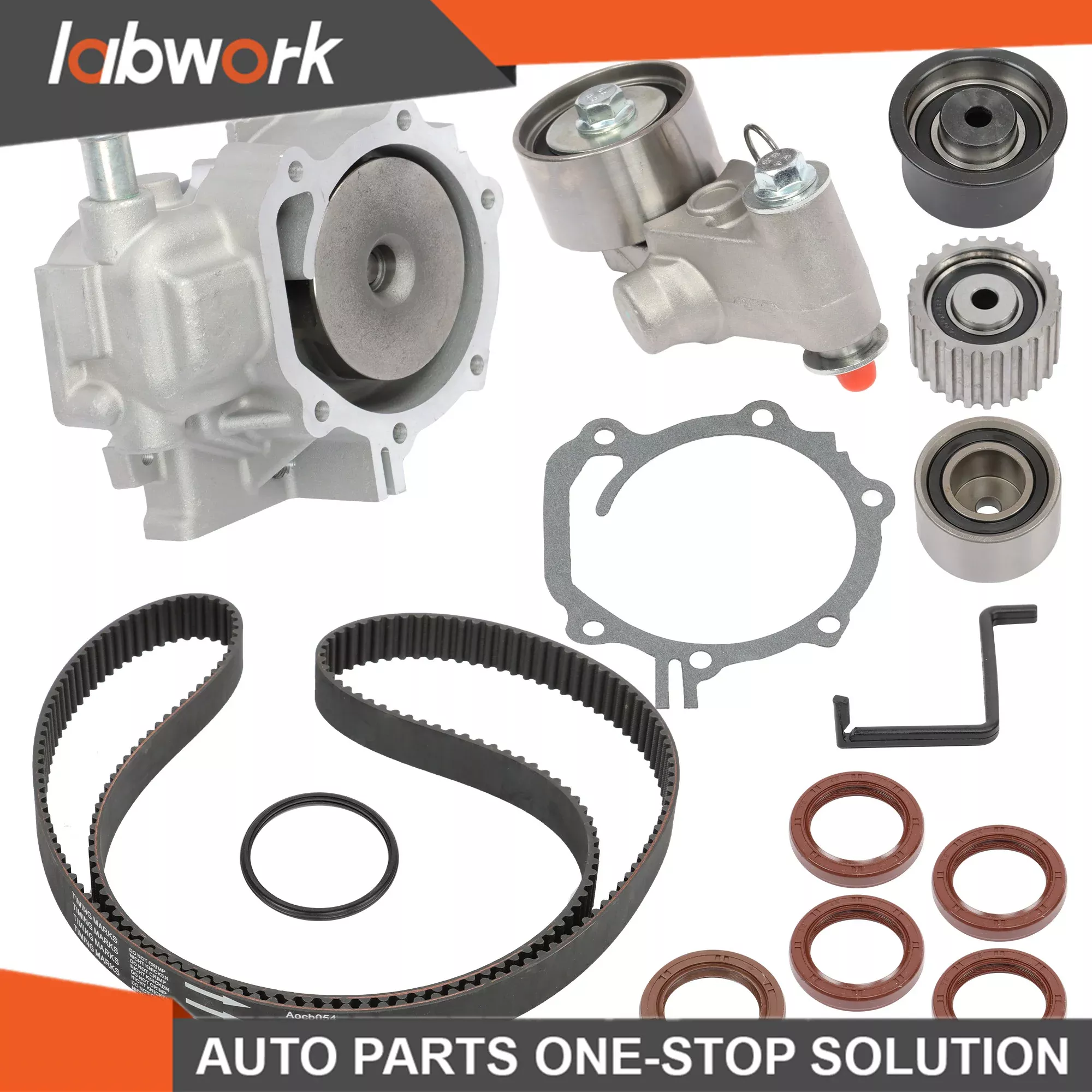 Labwork Water Pump Kit TCKWP304A For Subaru Impreza Legacy Outback 2006-12 2.5L