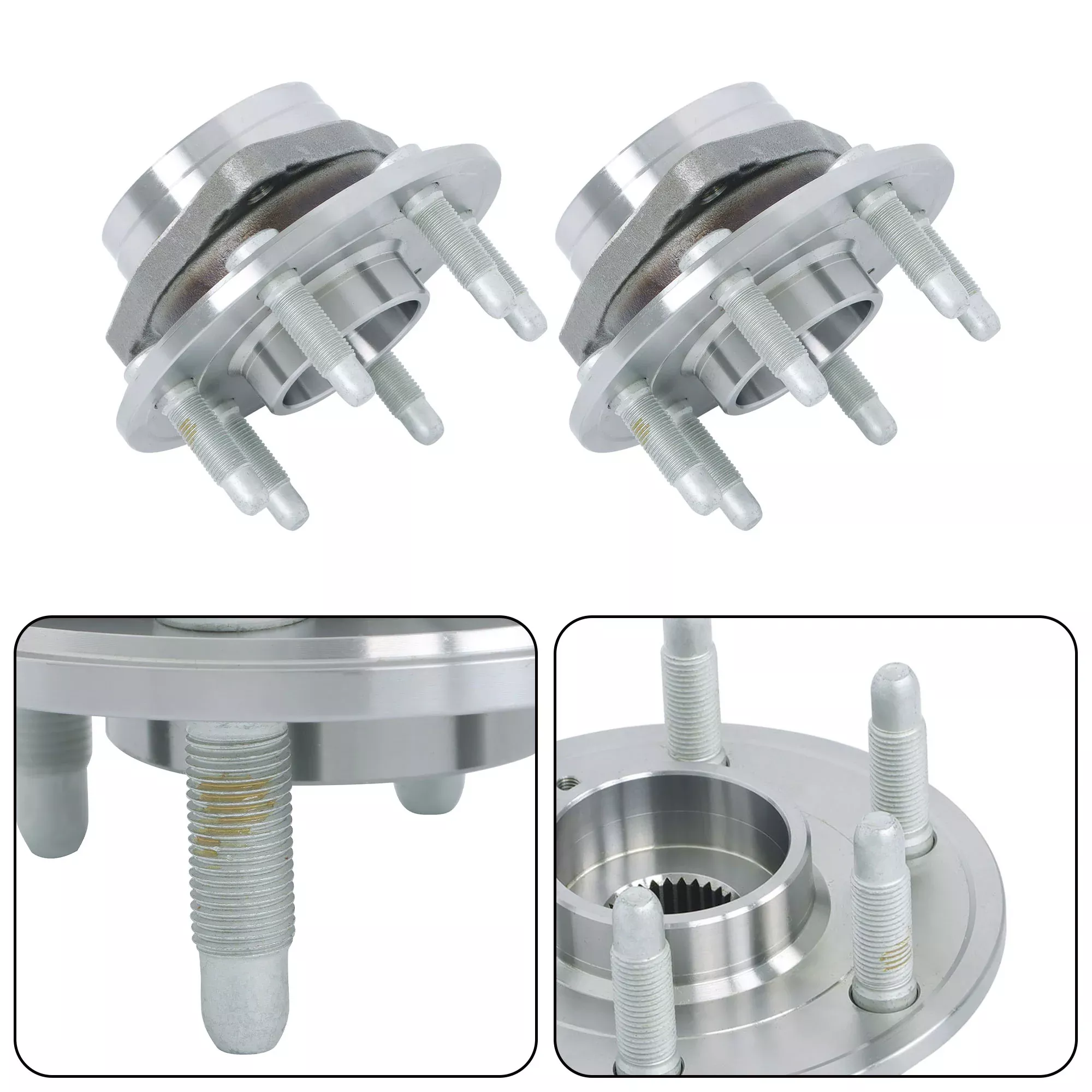 Labwork Wheel Bearing Hubs 2xFor 2011 Saab 9-4X & 2010-2016 Cadillac SRX