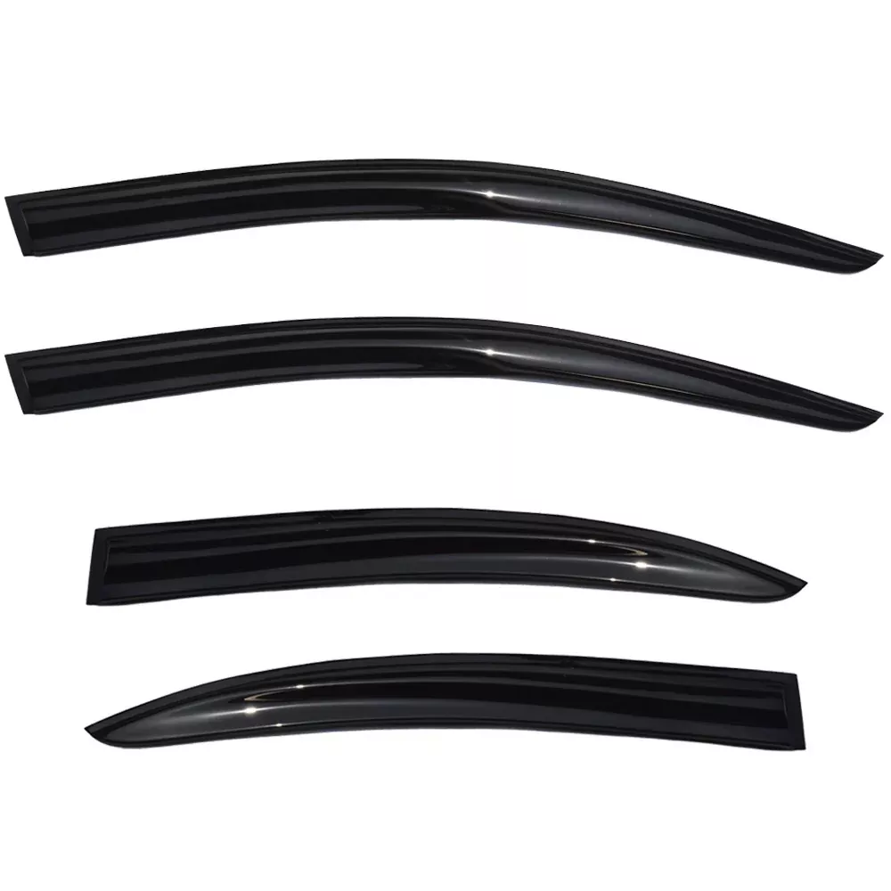 Labwork Window Visors For 2008-2017 Mitsubishi Lancer Smoke Sun/Rain Guard 4pcs