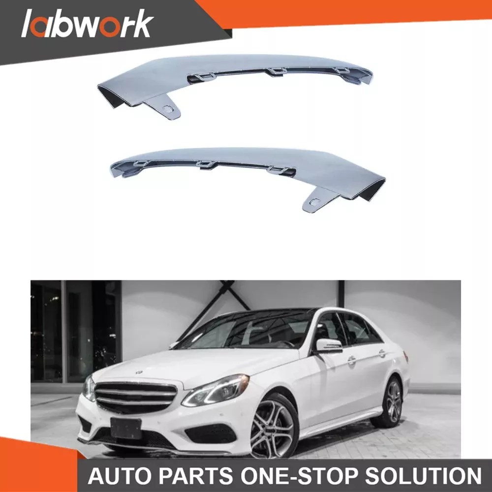 LabworkFront Bumper Trim Molding Left & Right For 2014-2016 MercedesBenz W212