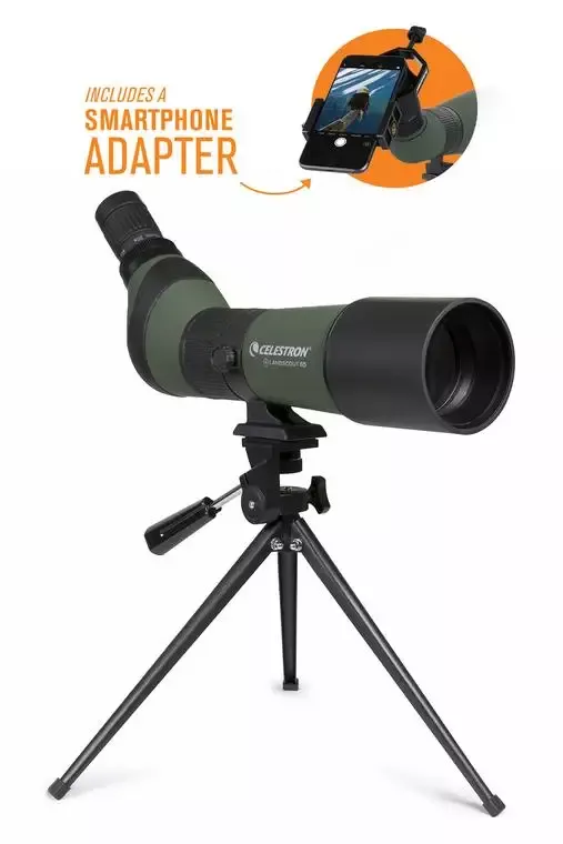 LandScout 20-60×65 Spotting Scope w/Smartphone Adapter
