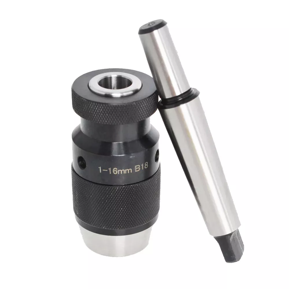 Lathe Drill Chuck Self Tighten Keyless 1-16MM 1/32"- 5/8"For Milling MT3-B18